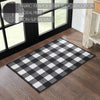 April & Olive Rug Annie Buffalo Check Black Indoor/Outdoor Rug Rect 24x36