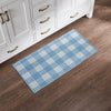 April & Olive Rug Annie Buffalo Check Blue Indoor/Outdoor Rug Rect 17x36