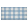 April & Olive Rug Annie Buffalo Check Blue Indoor/Outdoor Rug Rect 17x36