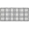 April & Olive Rug Annie Buffalo Check Grey Indoor/Outdoor Rug Rect 17x36