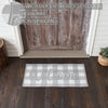 April & Olive Rug Annie Buffalo Check Grey Welcome Indoor/Outdoor Rug Rect 17x36