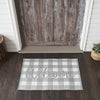 April & Olive Rug Annie Buffalo Check Grey Welcome Indoor/Outdoor Rug Rect 24x36