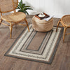 Floral Vine Jute Rug Rect w/ Pad 36x60 - The Village Country Store 