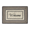 Floral Vine Jute Rug Rect Welcome w/ Pad 20x30 - The Village Country Store 