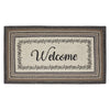 Floral Vine Jute Rug Rect Welcome w/ Pad 27x48 - The Village Country Store