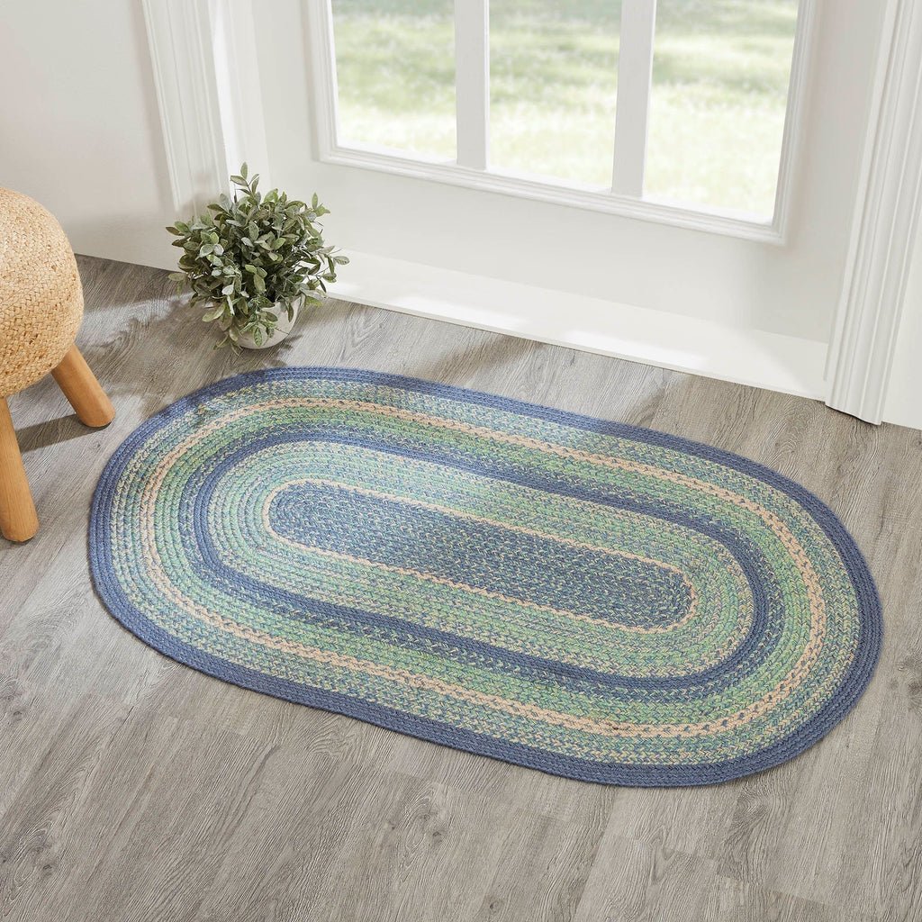 Jolie Jute Rug Oval w/ Pad 27x48 - The Village Country Store