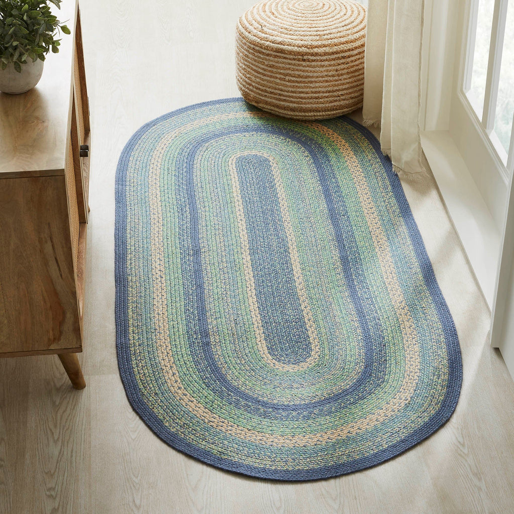 Jolie Jute Rug Oval w/ Pad 36x72 - The Village Country Store