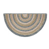 Kaila Jute Half Circle w/ Pad 19.5x36 - The Village Country Store