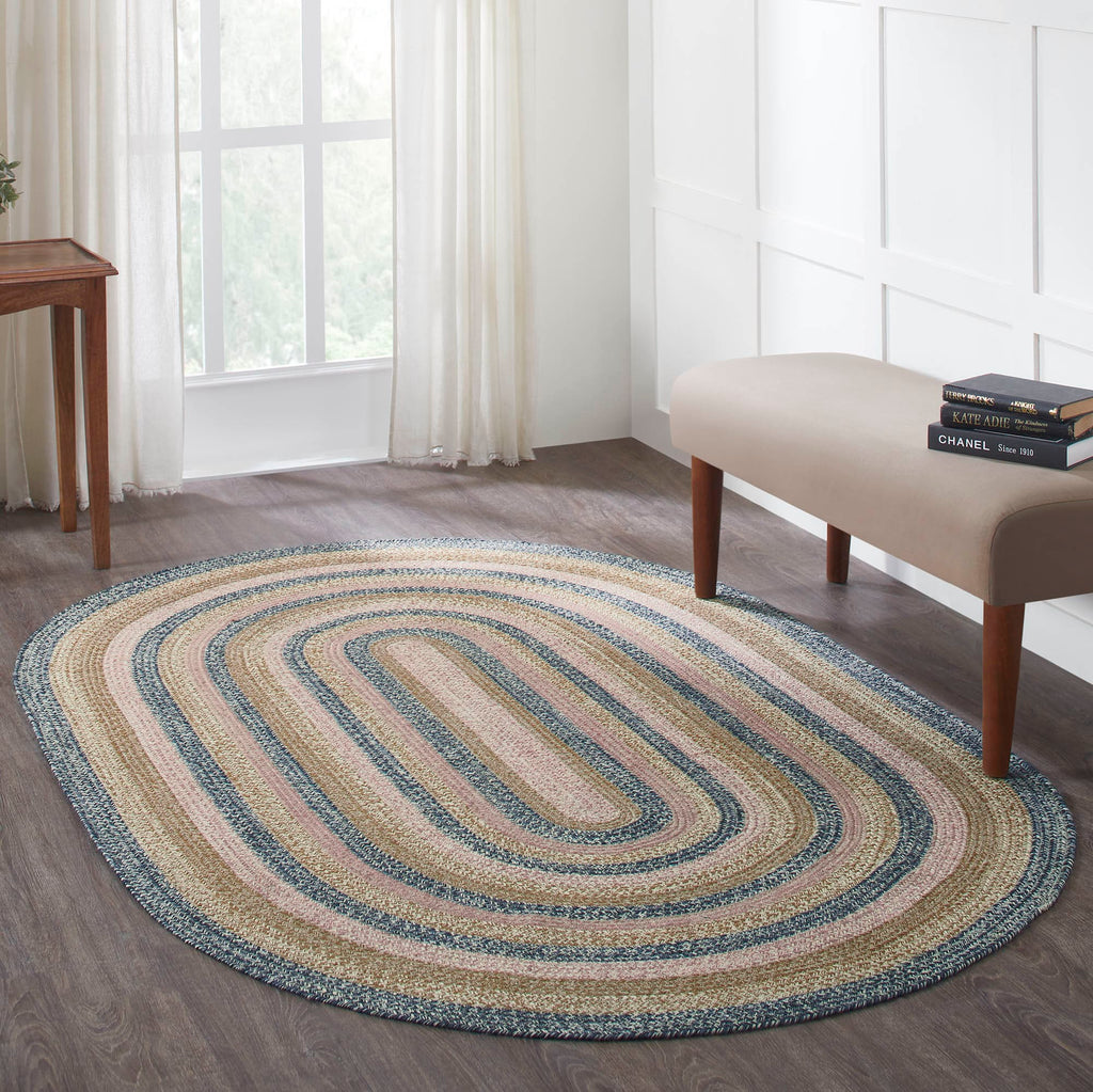 Kaila Jute Rug Oval w/ Pad 60x96 - The Village Country Store