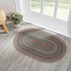 Multi Jute Rug Oval w/ Pad 24x36 - The Village Country Store 