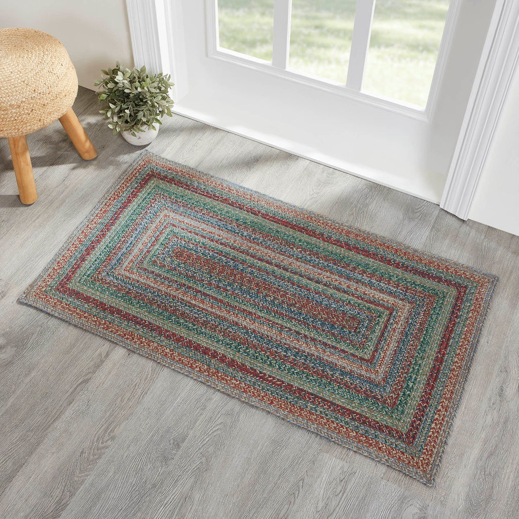 Multi Jute Rug Rect w/ Pad 27x48 - The Village Country Store