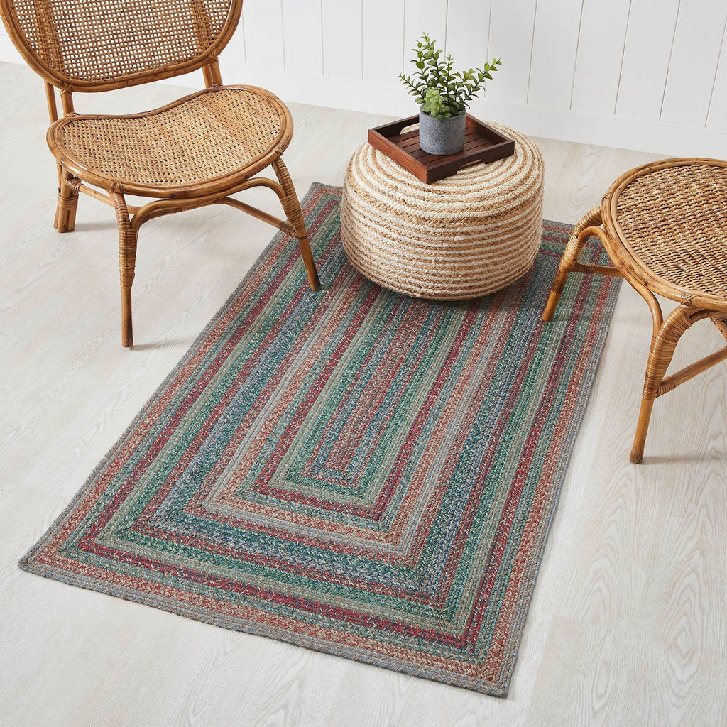 Multi Jute Rug Rect w/ Pad 36x60 - The Village Country Store