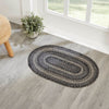 Sawyer Mill Black White Jute Rug Oval w/ Pad 20x30 - The Village Country Store 