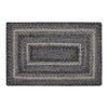 Sawyer Mill Black White Jute Rug Rect w/ Pad 20x30 - The Village Country Store 