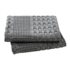 April & Olive Sham VHC Brands Dark Gray Waffle Weave Queen Sham Set (2-Pack) 20x30 - Farmhouse Boho Decorative Pillow Covers