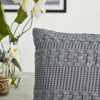 April & Olive Sham VHC Brands Waffle Weave Dark Gray King Shams (20x36, Set of 2) - Farmhouse Boho Decorative Pillow Covers for Bedroom Decor