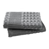 April & Olive Sham VHC Brands Waffle Weave Dark Gray Standard Shams (Set of 2, 20x26) - Farmhouse Boho Decorative Pillow Covers for Bedroom Decor