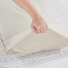 April & Olive Sham VHC Brands Waffle Weave Natural Queen Shams (Set of 2), 20x30 - Farmhouse & Boho Decorative Pillow Covers for Bedroom Decor