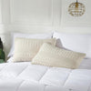 April & Olive Sham VHC Brands Waffle Weave Natural Queen Shams (Set of 2), 20x30 - Farmhouse & Boho Decorative Pillow Covers for Bedroom Decor