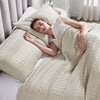 April & Olive Sham VHC Brands Waffle Weave Natural Queen Shams (Set of 2), 20x30 - Farmhouse & Boho Decorative Pillow Covers for Bedroom Decor