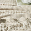 April & Olive Sham VHC Brands Waffle Weave Natural Queen Shams (Set of 2), 20x30 - Farmhouse & Boho Decorative Pillow Covers for Bedroom Decor