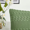 April & Olive Sham VHC Brands Waffle Weave Olive Green King Size Sham Set, 20x36 - Boho Farmhouse Decorative Pillow Covers (2-Pack)