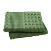 April & Olive Sham VHC Brands Waffle Weave Olive Green King Size Sham Set, 20x36 - Boho Farmhouse Decorative Pillow Covers (2-Pack)