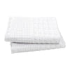 April & Olive Sham VHC Brands Waffle Weave White King Shams (Set of 2) - 20x36 Boho Farmhouse Decorative Pillow Covers for Bedroom Decor