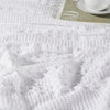 April & Olive Sham VHC Brands Waffle Weave White King Shams (Set of 2) - 20x36 Boho Farmhouse Decorative Pillow Covers for Bedroom Decor