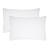 April & Olive Sham VHC Brands White Waffle Weave Queen Sham Set (2-Pack) - 20x30 Farmhouse Boho Decorative Pillow Covers