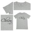 April & Olive T-Shirt Chosen T-Shirt, Grey Melange, Medium
