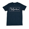 April & Olive T-Shirt Merica T-Shirt, Navy Melange, Small