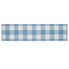 April & Olive Table Runner Annie Buffalo Check Blue Runner 12x48