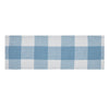 April & Olive Table Runner Annie Buffalo Check Blue Runner 8x24