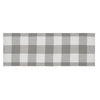 April & Olive Table Runner Annie Buffalo Check Grey Runner 12x36