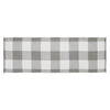 April & Olive Table Runner Annie Buffalo Check Grey Runner 12x36