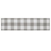 April & Olive Table Runner Annie Buffalo Check Grey Runner 12x48