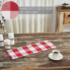 Annie Red Check Runner 8x24 - The Village Country Store