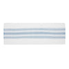Antique White Stripe Blue Indoor/Outdoor Runner 12x36 - The Village Country Store