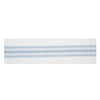 Antique White Stripe Blue Indoor/Outdoor Runner 12x48 - The Village Country Store 