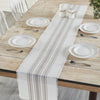 Antique White Stripe Dove Grey Indoor/Outdoor Runner 12x72 - The Village Country Store 