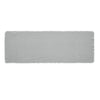 Burlap Dove Grey Runner Fringed 12x36 - The Village Country Store