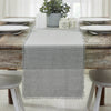 Burlap Dove Grey Runner Fringed 12x72 - The Village Country Store 