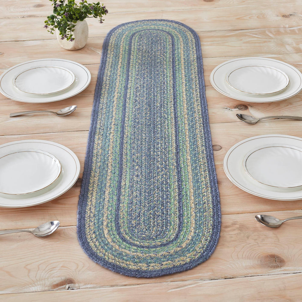 Jolie Jute Oval Runner 12x48 - The Village Country Store
