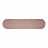 April & Olive Table Runner Rosehill Cottage Dusty Rose Gingham Ruffled Cotton Table Runner - 12x72 Pink & Natural Oval Runner