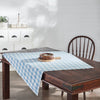 April & Olive Table Topper Annie Buffalo Check Blue Table Topper 40x40
