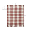 April & Olive Throw Dusty Rose Woven Check Throw Blanket with Fringe 50x60