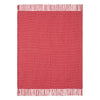Gallen Red White Woven Throw 50x60 - The Village Country Store 