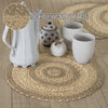 April & Olive Trivet Cobblestone Jute Trivet 15 Set of 3