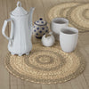 April & Olive Trivet Cobblestone Jute Trivet 15 Set of 3